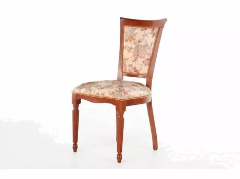 Стул Бергамо Вишня/ Игуана серебро (Жаккард)