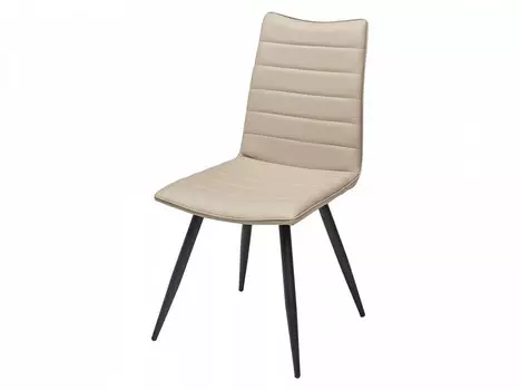 Стул BLOOM SP195 серо-бежевый экокожа