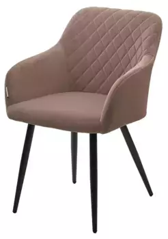 Стул BRANDY 505-5 Тауп, велюр беспальчиковый/чёрный каркас