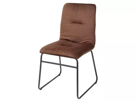 Стул BRISTOL шоколадный, велюр G062-10