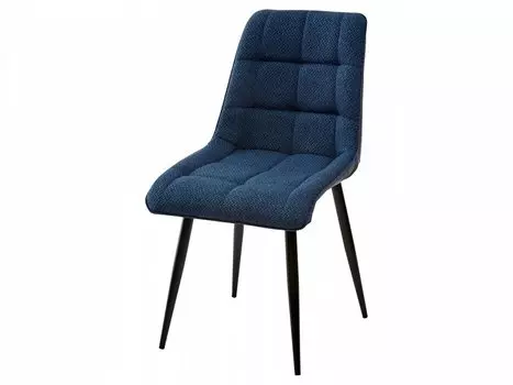 Стул CHIC TRF-06 полночный синий, ткань/ RU-03 синяя сталь