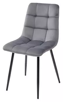 Стул CHILLI BLUVEL-14 GREY, велюр