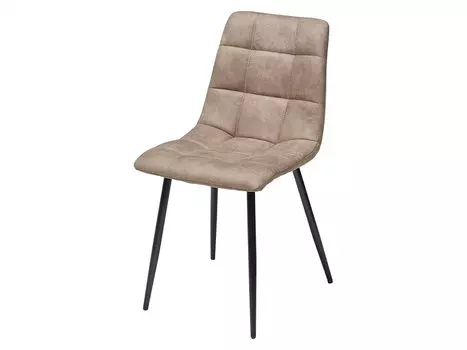 Стул CHILLI серо-коричневый, ткань микрофибра PK-01