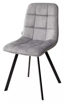 Стул CHILLI SQUARE PK6015-03 (VBP203) античный cеребристо-серый, велюр