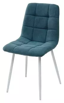 Стул CHILLI UF860-12B зеленый хром, ткань/ белый каркас