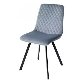 Стул DAIQUIRI BLUVEL-06 BLUE, велюр