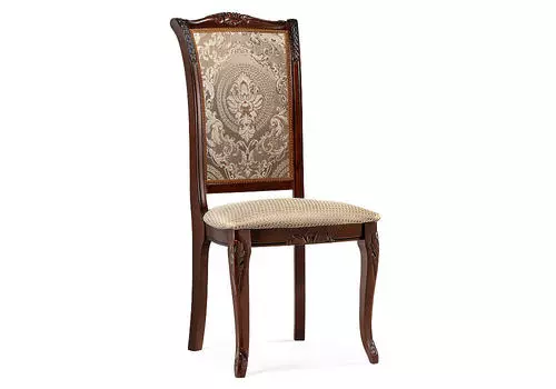 Стул деревянный Керия бежевый / вишня