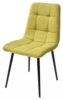 Стул ДИЛАН, цвет лайм #20, ткань / черный каркас