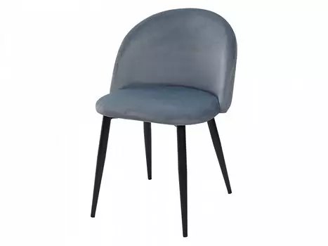 Стул DISCO голубой G062-81, велюр