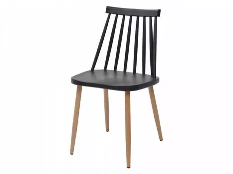 Стул EASEL черный PP/металл ламинированный