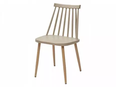 Стул EASEL нуга PP/металл ламинированный