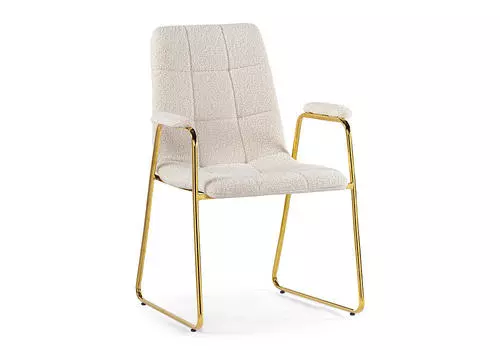 Стул Lana white/gold