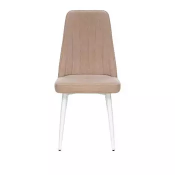 Стул Leset Дрим Металл Белый/Велюр VENDETTA 3 Бежевый