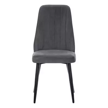 Стул Leset Дрим Металл Черный/Велюр VENDETTA 11 Серый