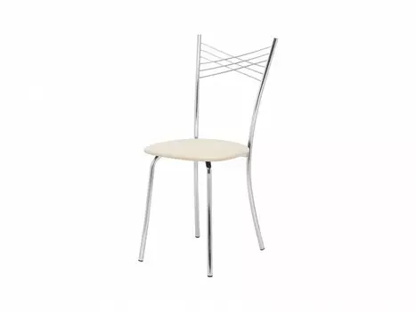 Стул Leset Рейн, Хром, экокожа Бежевая