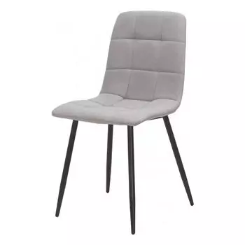 Стул Leset Скай металл Черный/Велюр ULTRA SMOKE Дым