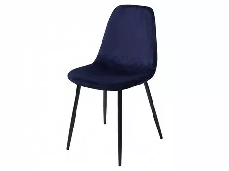 Стул LION PK-30 темно-синий, велюр
