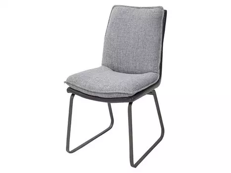 Стул MALAWI GREY, ткань + экокожа