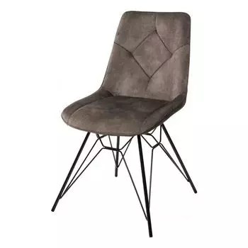 Стул MARBELLA PK6015-08 (VBP208) античный серо-бежевый, велюр