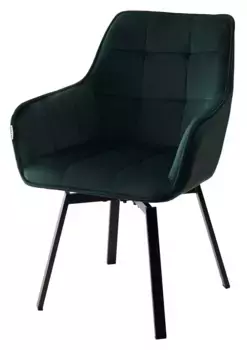 Стул MAVERICK 360 град. поворот. BLUVEL-78 GREEN/чёрный каркас