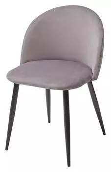 Стул MELODY серый, велюр G108-51