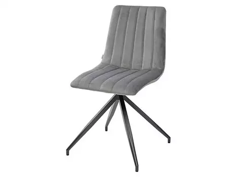 Стул MILLER пудровый мятный/ серый каркас, велюр G108-29