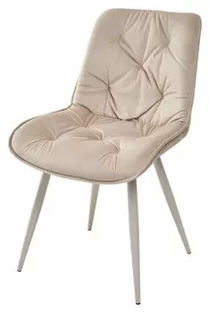 Стул MONACO UF910-01 LATTE, велюр/капучино каркас M-City