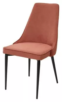 Стул NEPAL-P БРОНЗОВЫЙ ГЕКСАГОН, велюр 55/ 495/ черный каркас