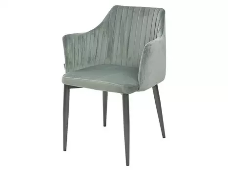 Стул OTTAVA пудровый мятный - антрацит, велюр G108-28