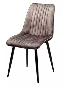 Стул REMI PK6015-08(VBP208) античный серо-бежевый, велюр