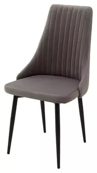 Стул Руссо Premier 25 Серый, велюр / черный каркас M-City