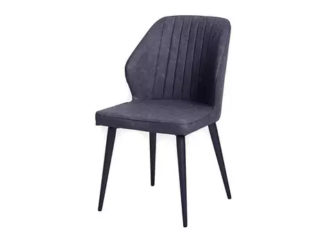 Стул SEATTLE RU-03 PU синяя сталь, экокожа