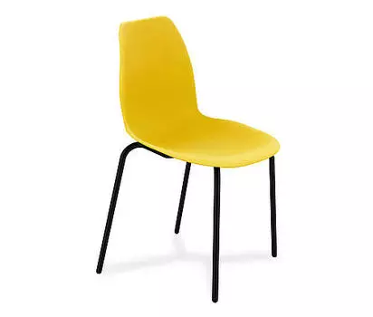 Стул SHT-ST29/S130 желтый/чёрный муар