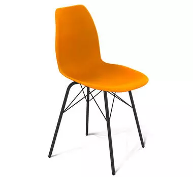 Стул SHT-ST29/S64 оранжевый ral2003/чёрный муар