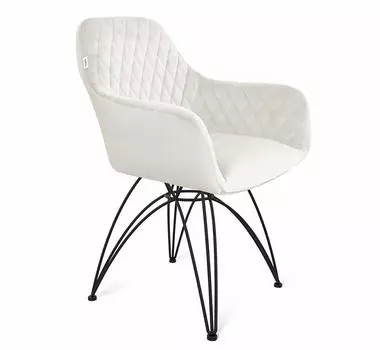 Стул SHT-ST38/S112 зефирный/чёрный муар