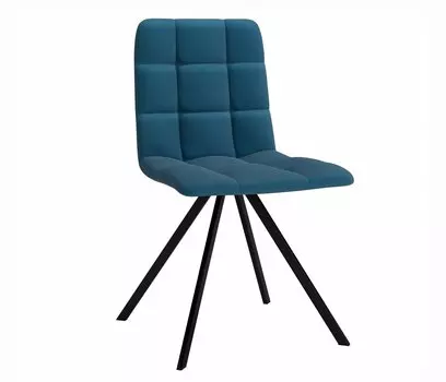 Стул ТУРИН синий, велюр