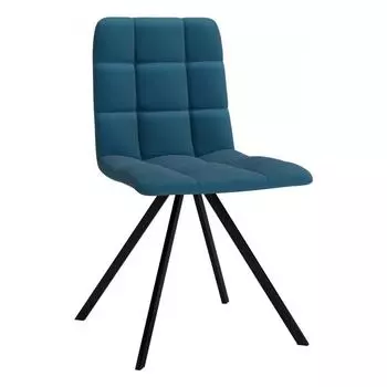 Стул ТУРИН синий, велюр