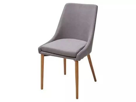 Стул VIDA серый, микрофибра "рогожка" PK-09