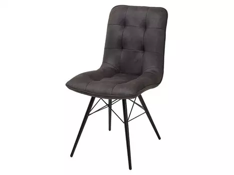Стул VOLF DARK GREY темно-серый нубук