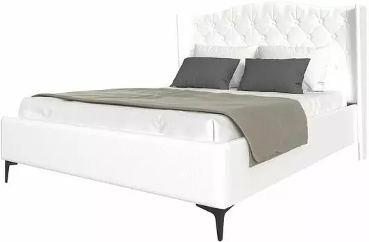 TANGO кровать 1600х2000 Белый (кож. зам)