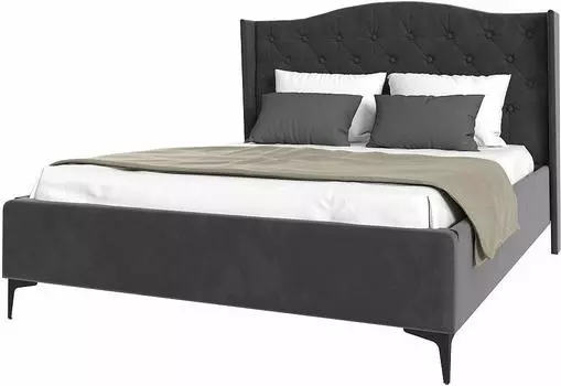 TANGO кровать 1600х2000 Велюр Серый