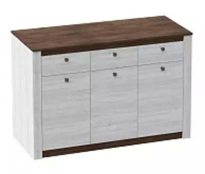 Тумба Даллас 3 дверцы и 3 ящика