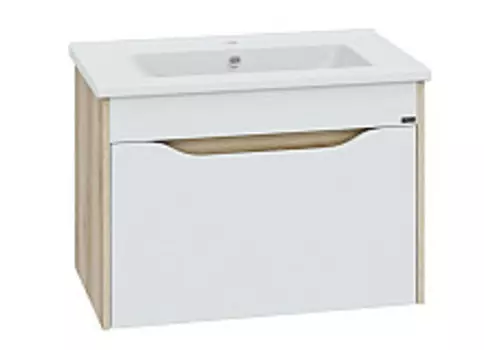 Тумба для умывальника подвесная Сатурн 75, 1 ящик