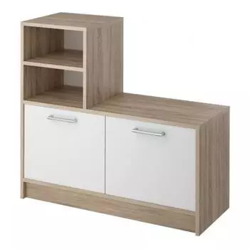 Тумба Лофт-2 СТЛ.117.01М Дуб сонома/Белый