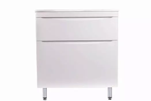 Тумба напольная Бергамо мини (2 ящ.) Люкс антискрейтч, PLUS