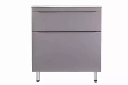 Тумба напольная Бергамо мини (2 ящ.) Люкс антискрейтч, PLUS