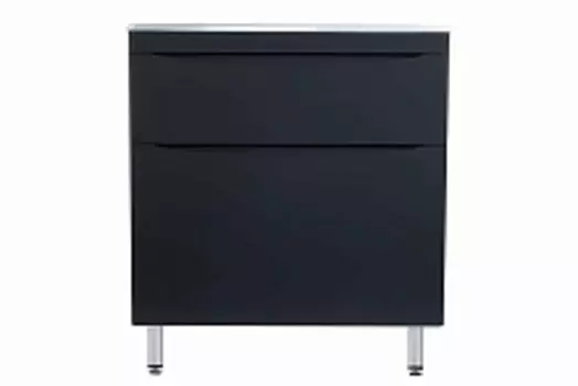 Тумба напольная Бергамо мини (2 ящ.) Люкс антискрейтч, PLUS