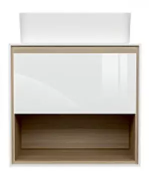 Тумба под раковину Cersanit LOUNA со столешницей