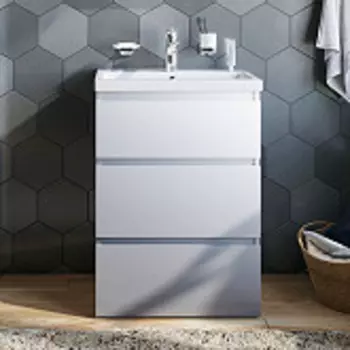 Тумба под раковину напольная AM.PM Gem, 3 ящика