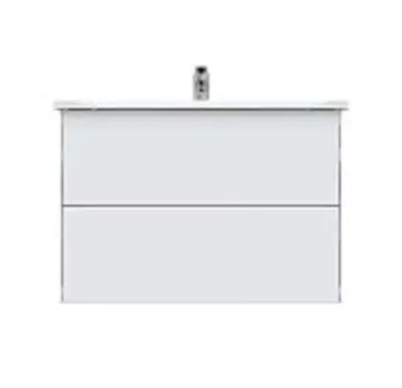 Тумба подвесная с умывальником TOPPUS Fest, матовая